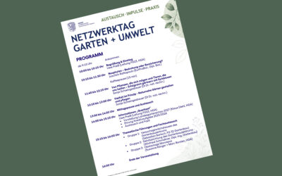 1. Netzwerktag Garten + Umwelt der Hessischen Gartenakademie in Geisenheim